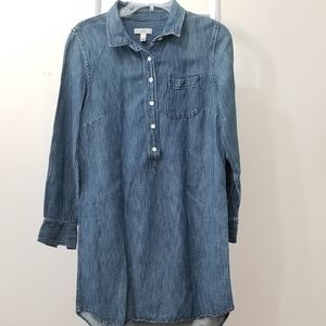 J. Crew Denim Shirt Dress
